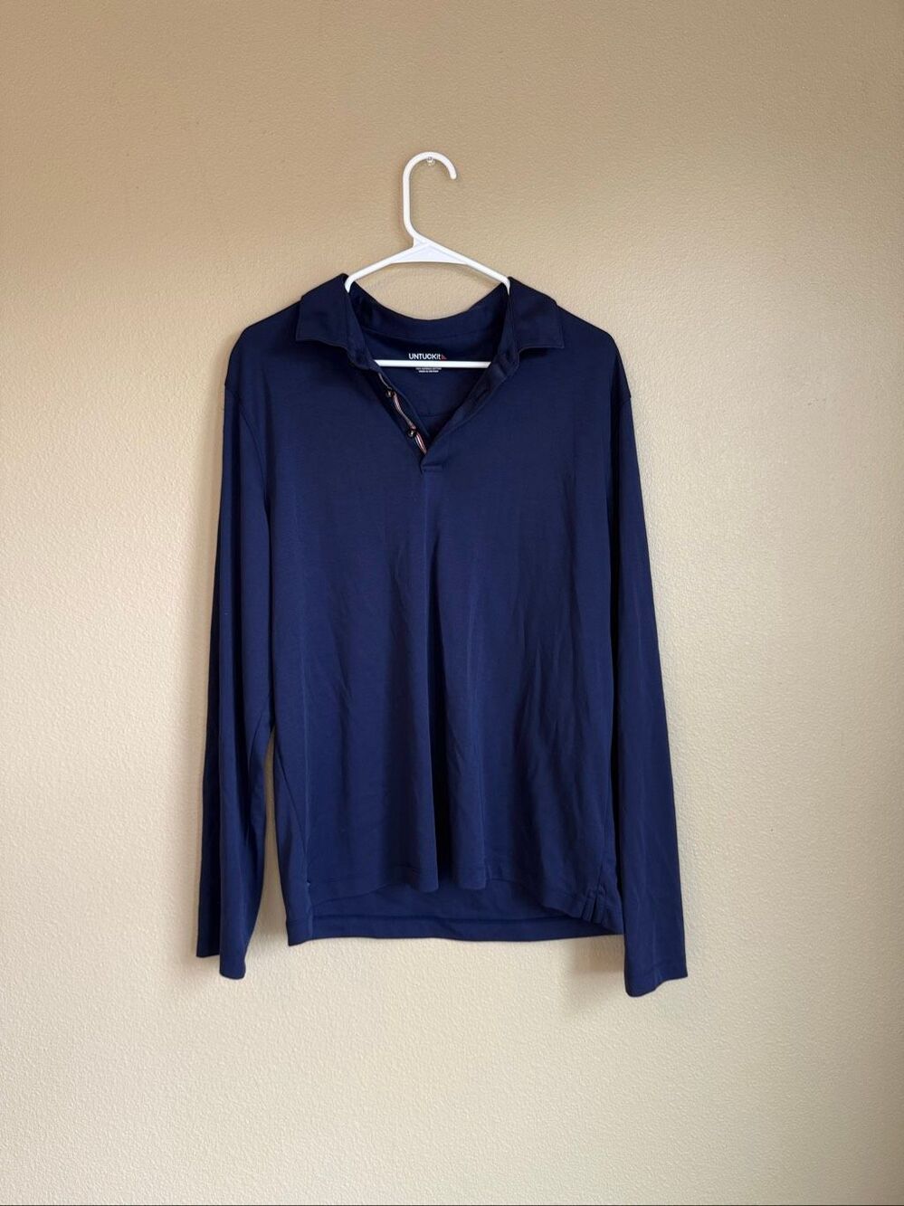 Untuckit Damaschino Long Sleeve Polo Shirt